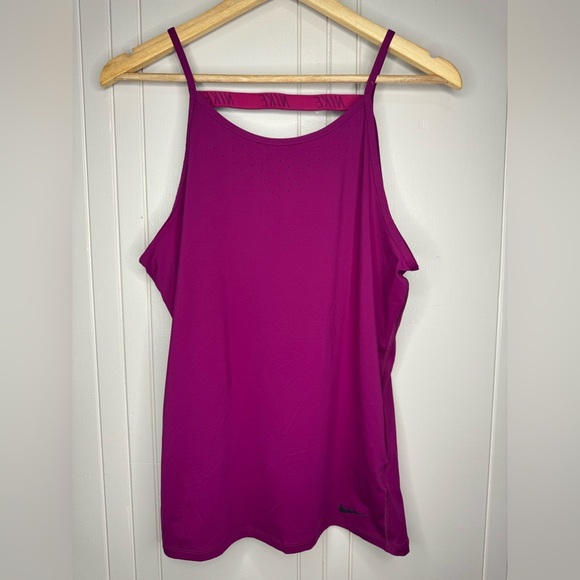Nike Tops - Nike Women's Dry Elastika V-Back
Violet Training Tank Top